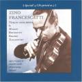 Zino Francescati joue Mozart, Beethoven, Brahms, Tchaikovski : uvres pour violon.