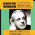 Mahler : Symphonies n 3 et 10. Adler.