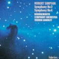 Robert Simpson : Symphonies n 2 et 4. Handley.