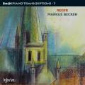 Bach piano transcriptions, vol. 7 : Reger. Becker.