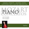 Mozart : Concertos pour piano n22 et 24. Hewitt, Lintu.