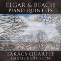 Elgar, Beach : Quintettes  cordes. Ohlsson, Quatuor Takacs.