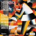 Chostakovitch : Concertos pour violoncelle n 1 et 2. Gerhardt, Saraste.