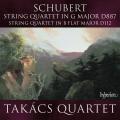 Schubert : Quatuors  cordes n 8 et 15. Takacs Quartet.