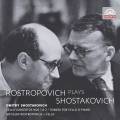 Mstislav Rostropovich joue Chostakovitch : uvres pour violoncelle.