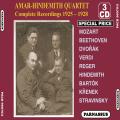 Amar-Hindemith Quartet : Intgrale des enregistrements 1925-1928.