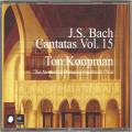 Bach : Intgrale des Cantates vol. 15. Koopman