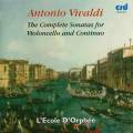 Vivaldi : Intgrale des sonates pour violoncelle et basse continue. L'Ecole d'Orphe.