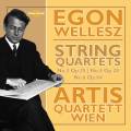 Wellesz : Quatuor  cordes n 3, 4, 6. Artis Quartet Wien.