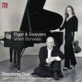 Elgar, Sawyers : Sonates pour violon. Duo Steinberg.