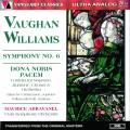 Vaughan Williams : Symphonie n 6 - Cantate "Dona Nobis Pacem". Christensen, Metcalf, Abravanel.