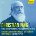 Christian Fink : Lieder et uvres pour piano. Reber, Mammoser, Yoshihara, Brwald.