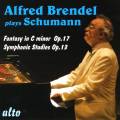 Brendel joue Schumann : Fantaisie, Etudes symphoniques.