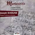 Manuscrits, musique baroque dAllemagne du Nord. Rassam, orgue Cattiaux - Amilly (45) et Vallin, voix.