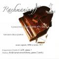 Rachmaninov : Concerto n 1 pour deux pianos (Versions 1890 et 1917). Lhl, Andrianaivoravelona.