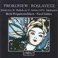 Prokofiev, Roslavets : Sonates et autres uvres pour violoncelle. Pergamenschikow, Gililov.