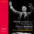 Beethoven : Concerto pour piano n 4 - Smyphonie n 3 et 7 - Ouverture Corolian. Backhaus, Knappertsbusch.