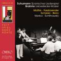 Schumann, Brahms : Lieder. Mathis, Fassbaender, Schreier, Berry, Werba, Schilhawsky.