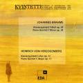 Brahms, Herzogenberg : Quintettes pour piano. Quintette Pihtipudas.