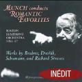 Charles Munch dirige les grands romantiques : Brahms, Dvork, Schumann et Strauss.