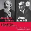 Brahms, Gl : Sonates pour clarinette et piano. Klaus, Barrett.