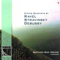 Ravel, Stravinski, Debussy : Quatuors  cordes. Sine Nomine.