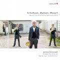 Schumann, Madsen, Mozart : uvres pour quatuor de cors et orchestre. German hornsound, Sanderling.