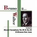 Walter B. / Mozart : Symphonies n 39 & 40
