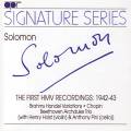 Solomon : The First Recordings, 1942-43