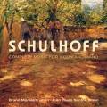 Erwin Schulhoff : Intrgrale de la musique pour violon et piano. Monteiro, Santos.