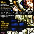 Tears & Lamentations. Musique chorale anglaise.