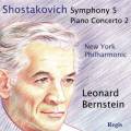 Chostakovitch : Symphonie n 5 - Concerto pour piano n 2. Bernstein.