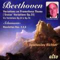 Beethoven : Variations hroques. Schumann : Novelettes. Richter.