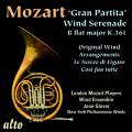 Mozart : Gran Partita K. 361 et arrangements pour vents. Glover, Johnson.