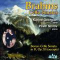Brahms : Sonates pour violoncelle. Georgian, Gililov.