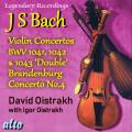 Bach : Concertos pour violon. Oistrakh, Goosens, Barshai.