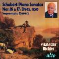 Schubert : Sonates pour piano n 16 et 17. Richter.