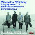 Weinberg : Musique de chambre et uvres orchestrales. Borodin Quartet, Gauk, Barshai.