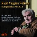 Vaughan Williams : Symphonies n 4 et 5. Davis, Marriner.