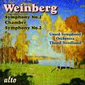 Weinberg : Symphonie n 2 - Symphonie de chambre n 2. Svedlund.