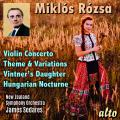 Mikls Rzsa : Concerto pour violon - uvres orchestrales. Gruppmann, Sedares.