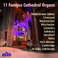 Musique pour orgue de cathdrales clbres. Hill, Rawsthorne, Halls, Massey, Jackson, Cleobury, Archer, Farrell, Ennis.