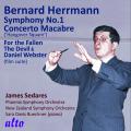 Bernard Herrmann : Symphonie n 1 - Concerto Macabre - uvres orchestrales. Buechner, Sedares.