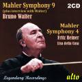 Mahler : Symphonies n 4 et 9. Della Casa, Reiner, Walter.