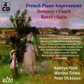 Impressions franaises pour piano : Debussy, Faur, Ravel, Satie. Stott, Tirimo, Dickinson.