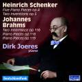 Schenker, Brahms : uvres pour piano. Joeres.