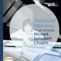 Alexander Melnikov joue Mozart, Schubert et Chopin : uvres pour piano.