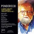 Penderecki : Concertos pour clarinette et pour flte - Concerto grosso. Lethiec, Dlugosz, Noras, Penderecki.