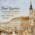Mozart : Quatuors pour cordes et vents. Ensemble American Baroque.