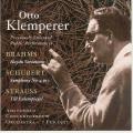 Otto Klemperer dirige Brahms, Schubert et Strauss.